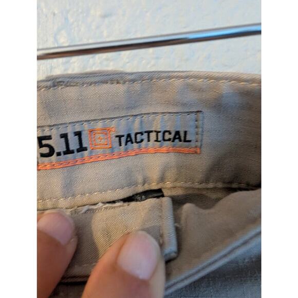 5.11 Tactical Mens Tactile Pro Ripstop Cargo Pants Size 42X34 Tan 8 Pockets Mid - Picture 3 of 11